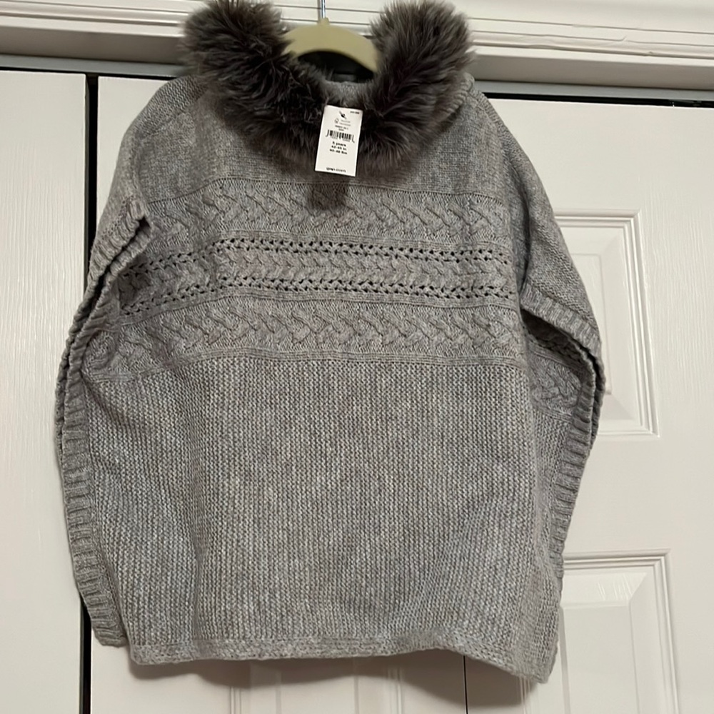 Girls Poncho Sweater - NWT!